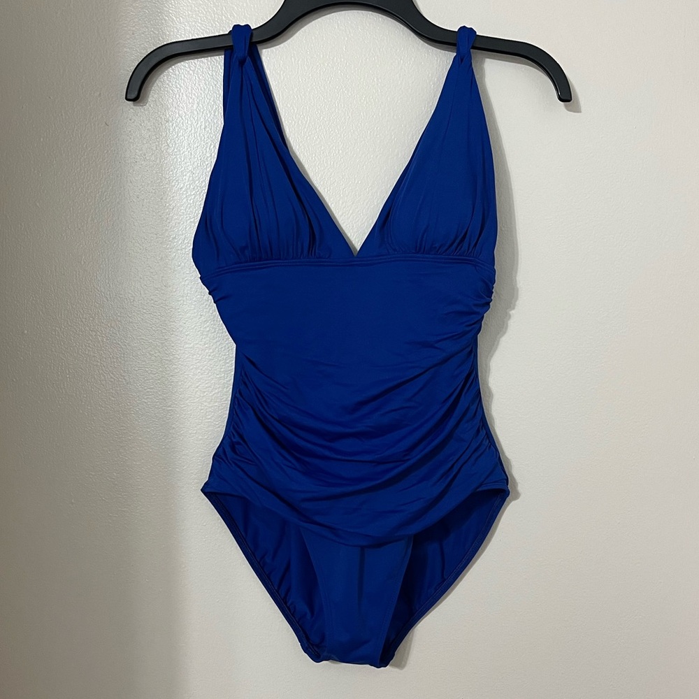 Ralph Lauren | Blue One-piece Swimsuit - Picture 1 of 7